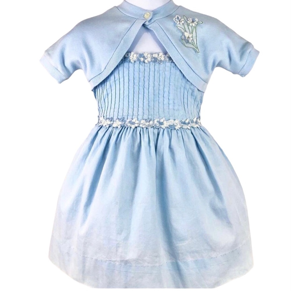 Vintage sundress with bolero jacket 4/5